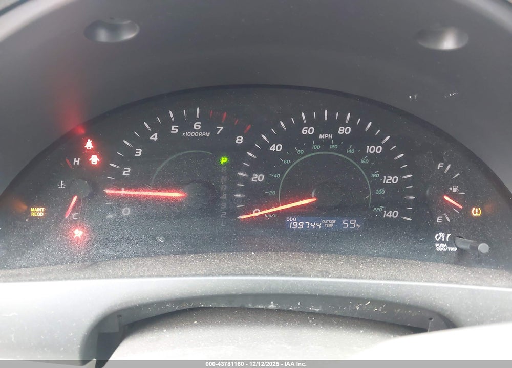 2007 TOYOTA CAMRY LE VIN: 4T1BE46K07U544040