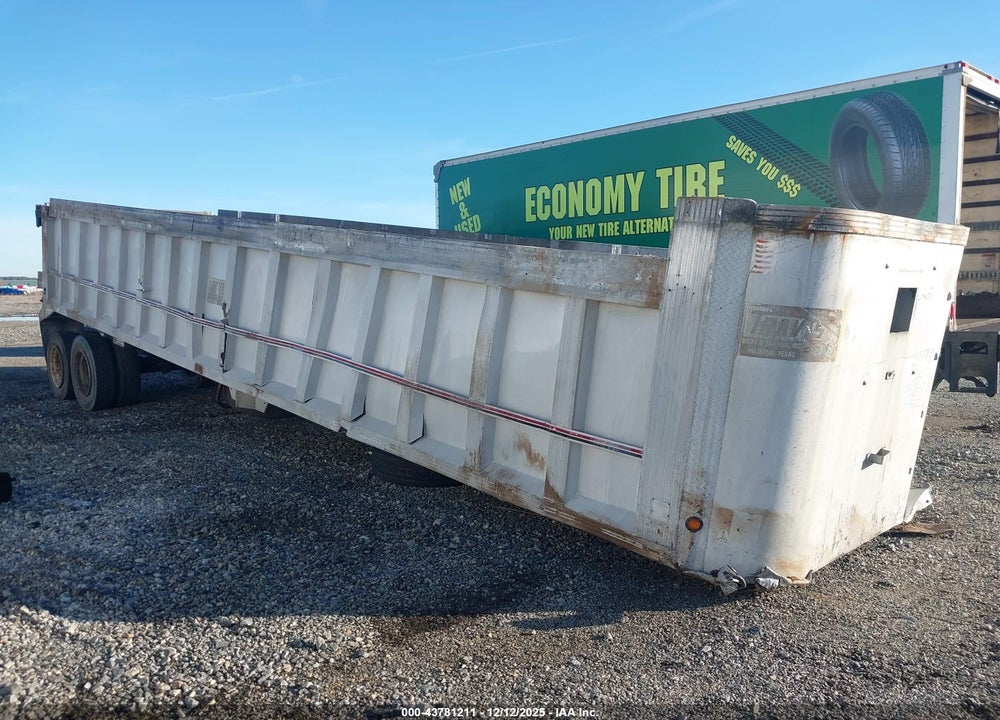 1990 TRAILER TRAVIS END DUMP VIN: 2A9AA2U28L12A9312