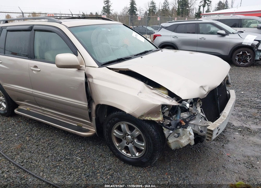 2007 TOYOTA HIGHLANDER 3RD ROW VIN: JTEDP21A870127763