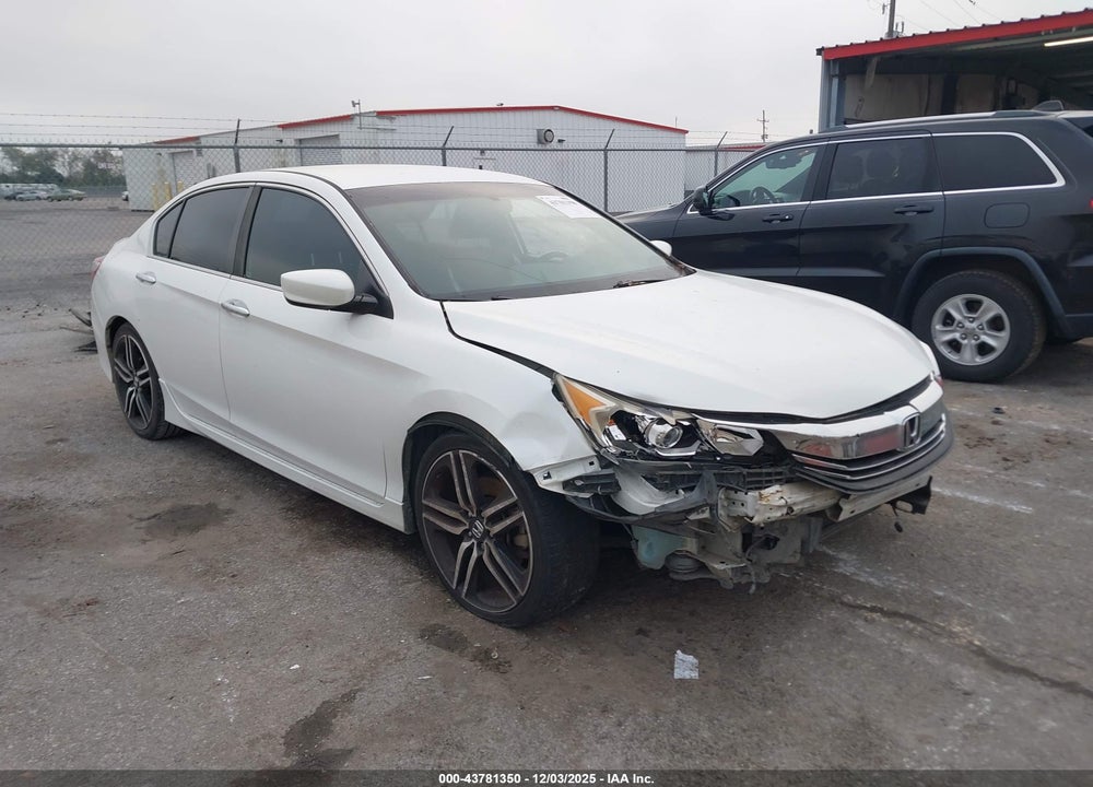 2017 HONDA ACCORD SPORT VIN: 1HGCR2F52HA057406