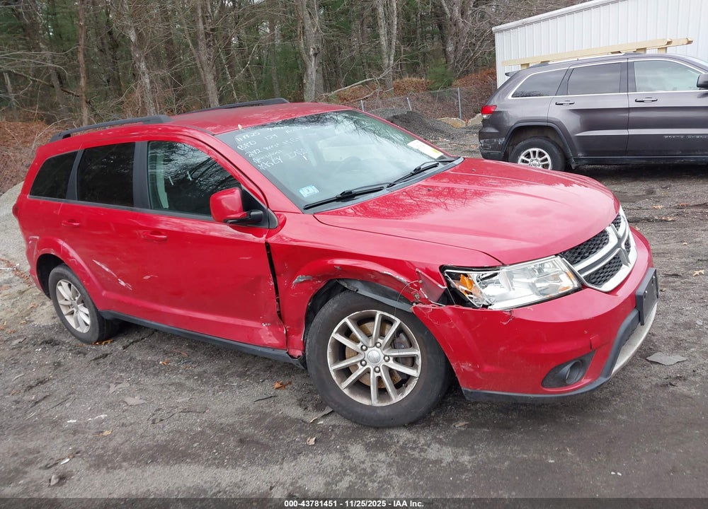 2016 DODGE JOURNEY SXT VIN: 3C4PDDBG2GT189669