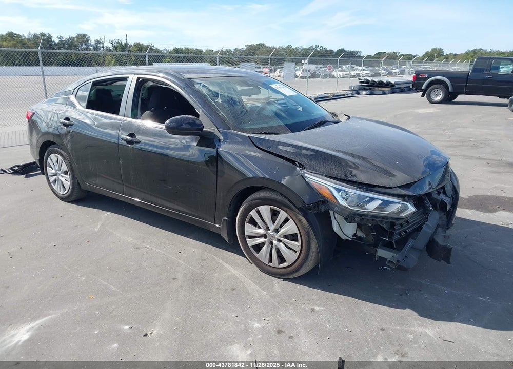 2022 NISSAN SENTRA S XTRONIC CVT VIN: 3N1AB8BV0NY237805