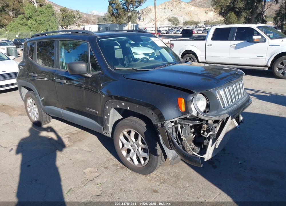 2018 JEEP RENEGADE SPORT 4X4 VIN: ZACCJBAB9JPJ33595