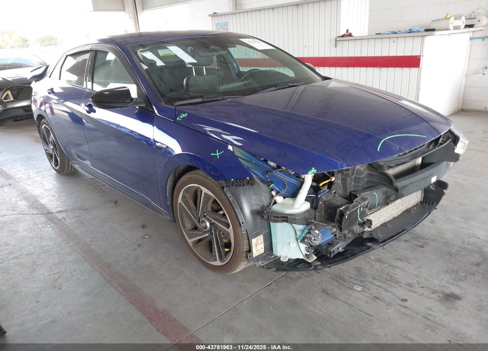 2023 HYUNDAI ELANTRA N LINE VIN: KMHLR4AF2PU507591
