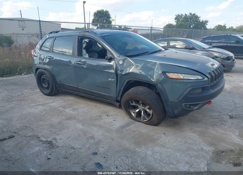2015 JEEP CHEROKEE TRAILHAWK VIN: 1C4PJMBS1FW609928