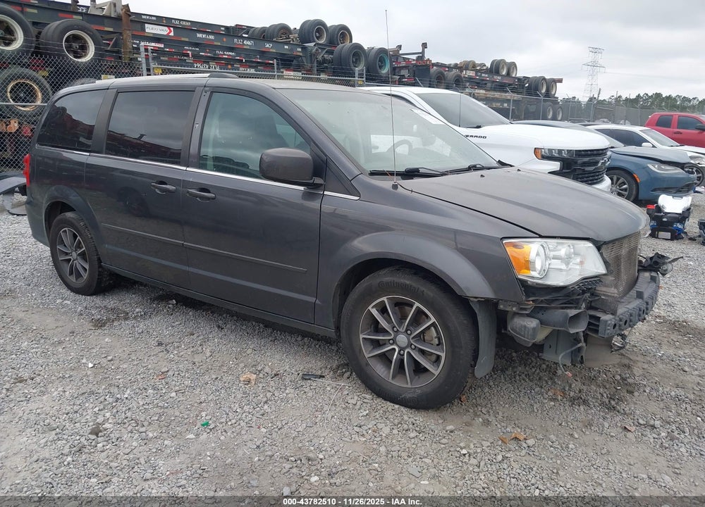 2017 DODGE GRAND CARAVAN SXT VIN: 2C4RDGCG0HR749881