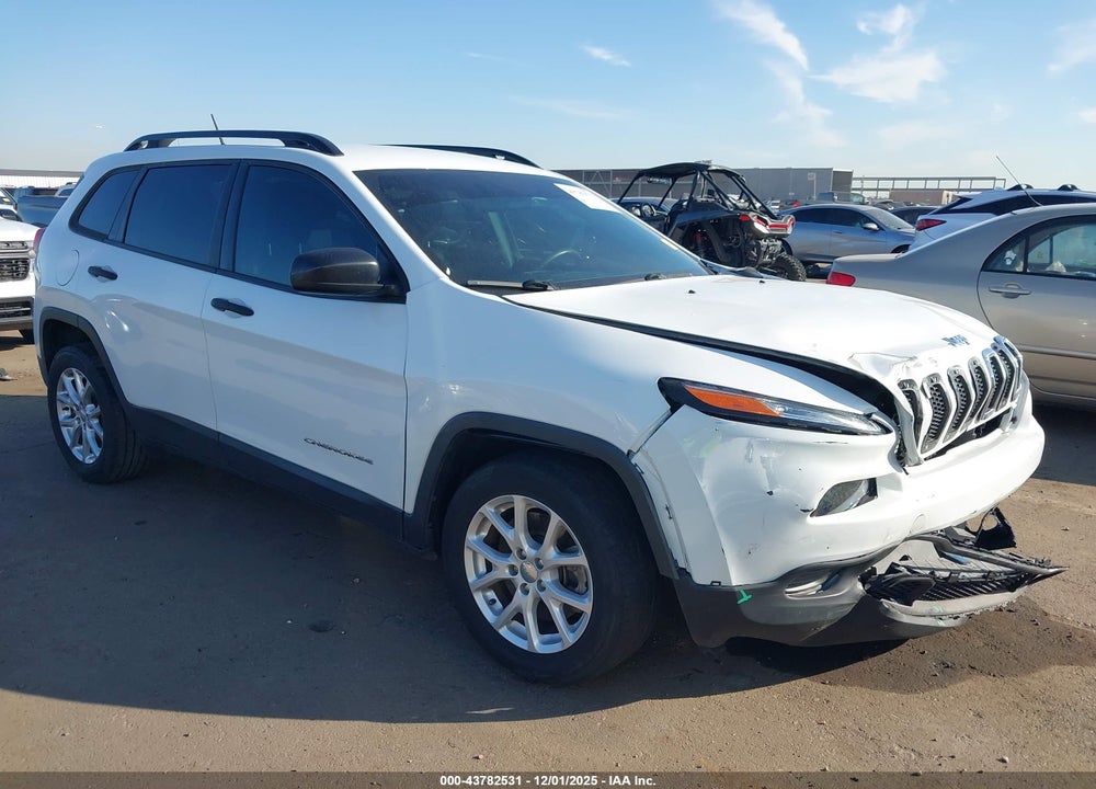 2016 JEEP CHEROKEE SPORT VIN: 1C4PJLAB0GW189527