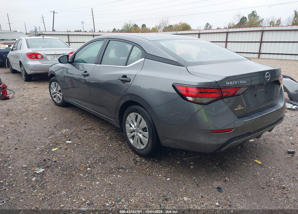 2025 NISSAN SENTRA S VIN: 3N1AB8BV4SY231257