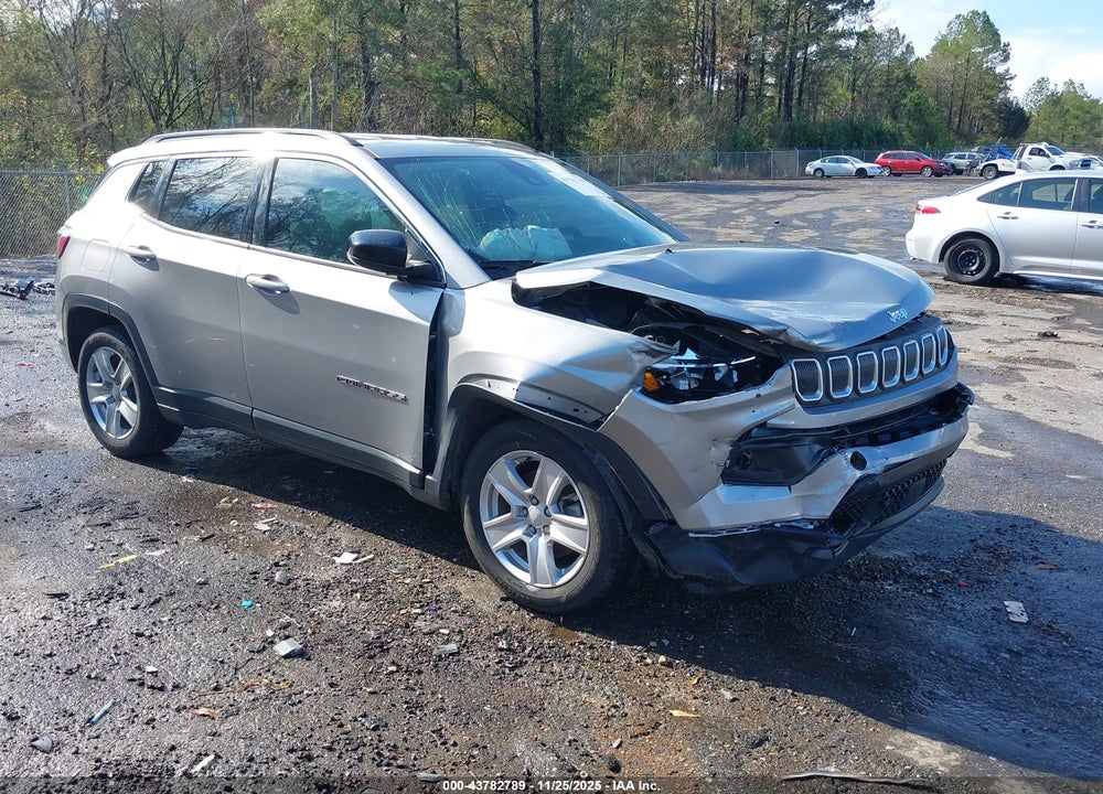 2022 JEEP COMPASS LATITUDE FWD VIN: 3C4NJCBB8NT139032