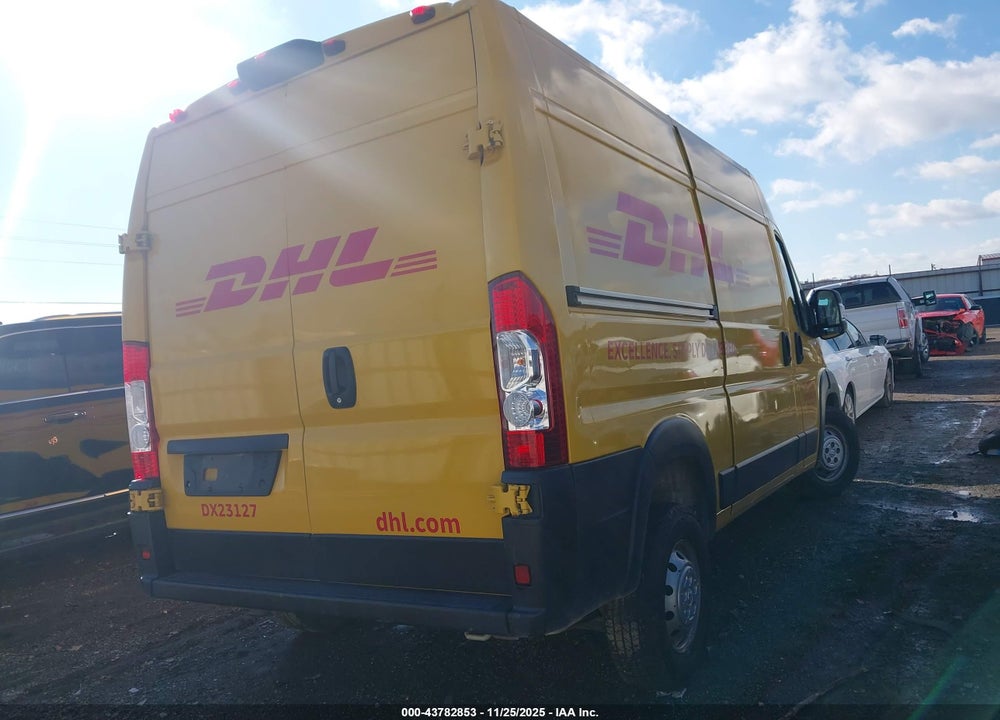 2023 RAM PROMASTER 1500 HIGH ROOF 136 WB VIN: 3C6LRVBG1PE515477