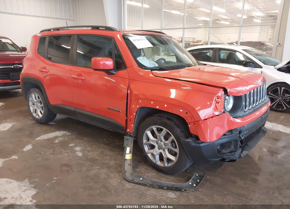 2018 JEEP RENEGADE LATITUDE FWD VIN: ZACCJABB7JPH83750