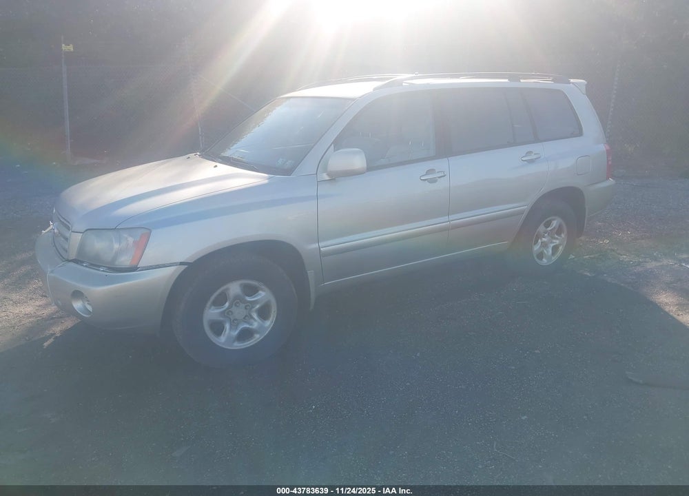 2002 TOYOTA HIGHLANDER VIN: JTEHD21A620012811