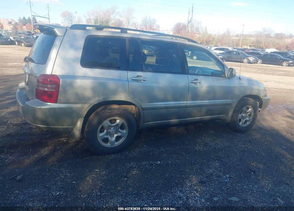 2002 TOYOTA HIGHLANDER VIN: JTEHD21A620012811