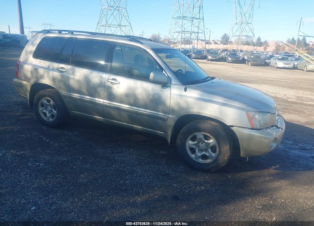 2002 TOYOTA HIGHLANDER VIN: JTEHD21A620012811