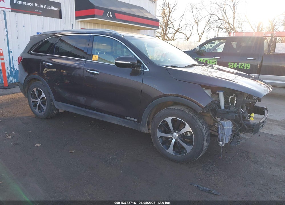2017 KIA SORENTO 3.3L EX VIN: 5XYPHDA52HG302047
