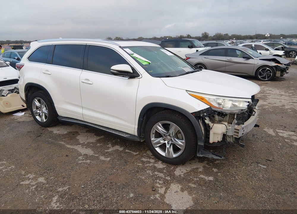 2015 TOYOTA HIGHLANDER LIMITED V6 VIN: 5TDYKRFH1FS050085