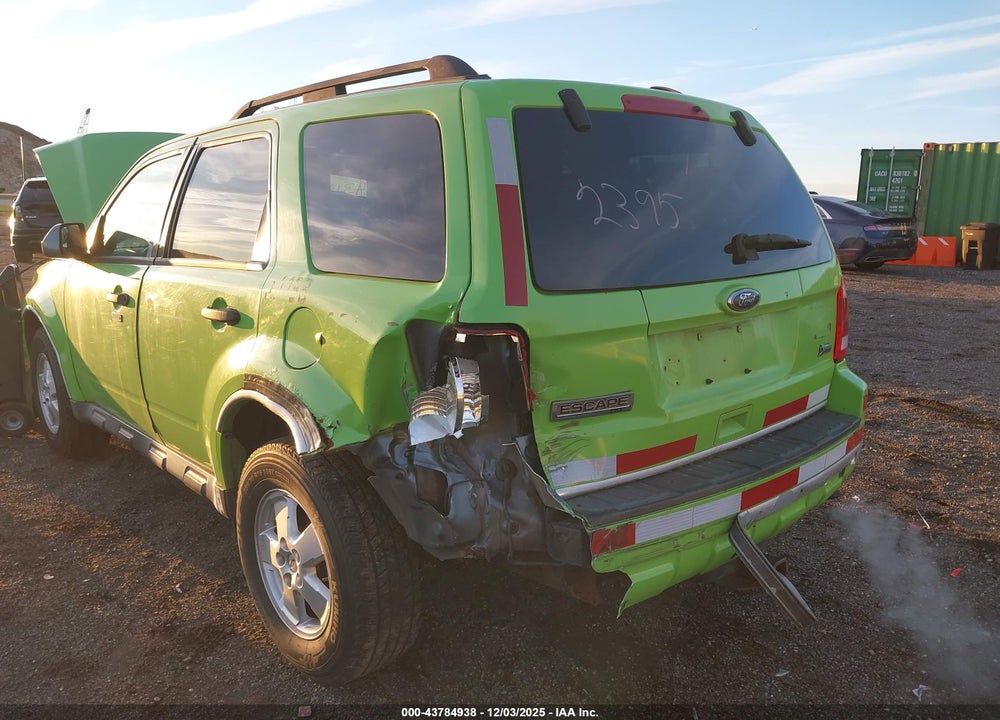 2012 FORD ESCAPE XLT VIN: 1FMCU9D74CKB37654