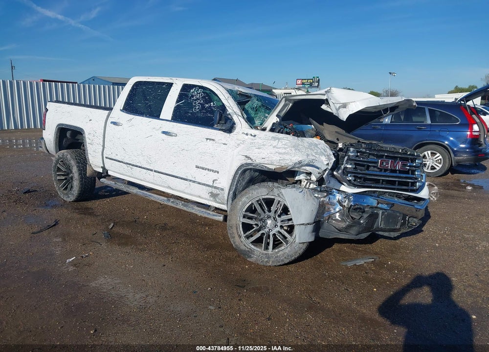 2018 GMC SIERRA 1500 SLT VIN: 3GTU2NEC6JG387095