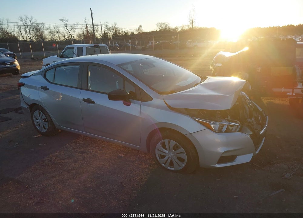 2020 NISSAN VERSA S XTRONIC CVT VIN: 3N1CN8DV1LL862110