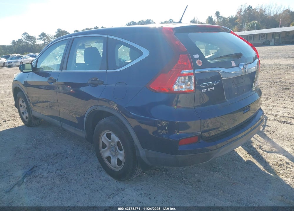 2015 HONDA CR-V LX VIN: 3CZRM3H37FG704030