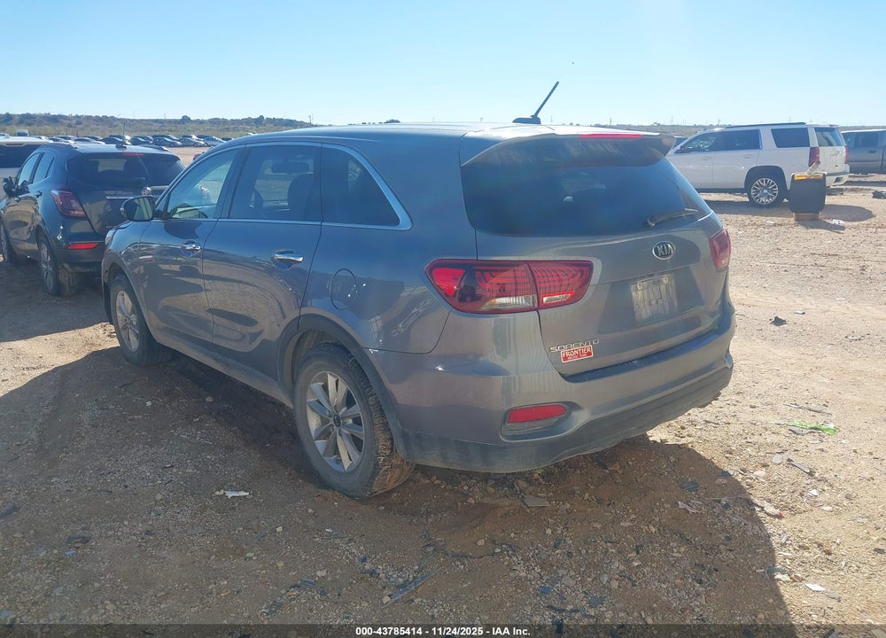 2020 KIA SORENTO 3.3L LX VIN: 5XYPG4A50LG671257