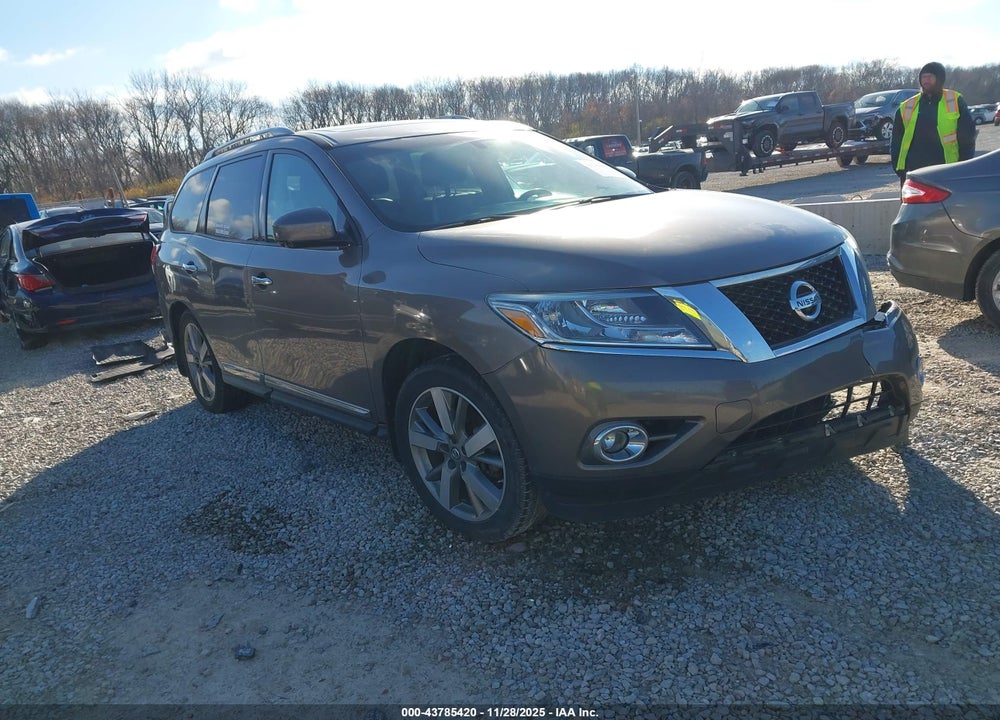 2014 NISSAN PATHFINDER PLATINUM VIN: 5N1AR2MM9EC617661