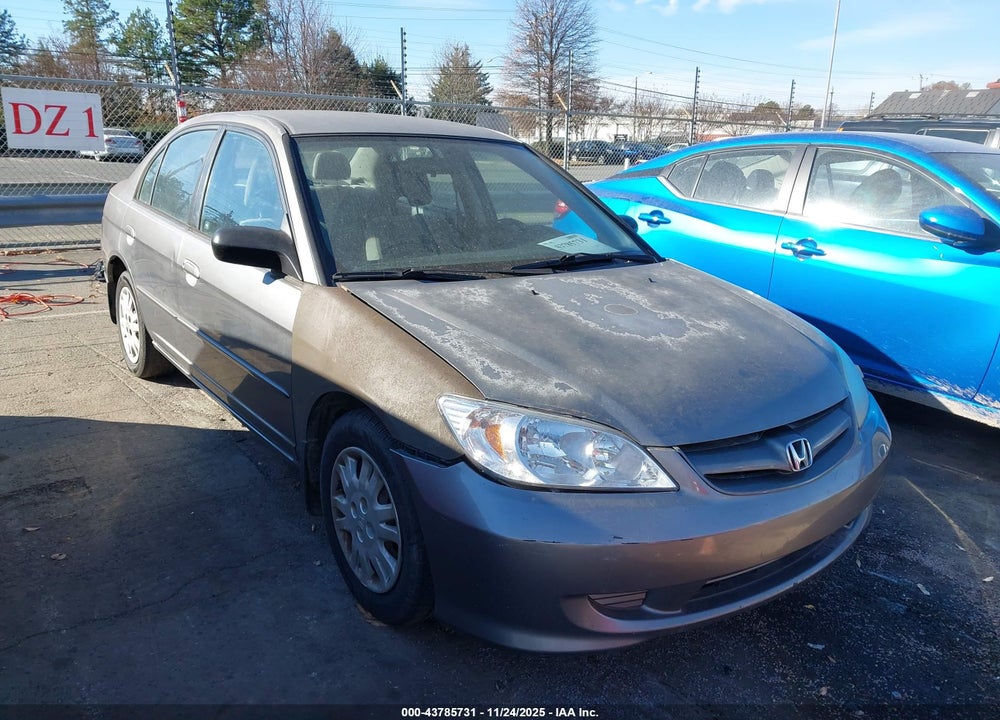 2005 HONDA CIVIC LX VIN: 2HGES16635H545695
