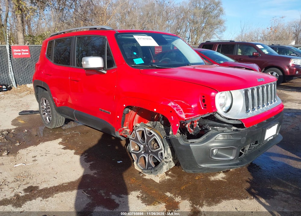2015 JEEP RENEGADE LIMITED VIN: ZACCJBDT8FPC00959