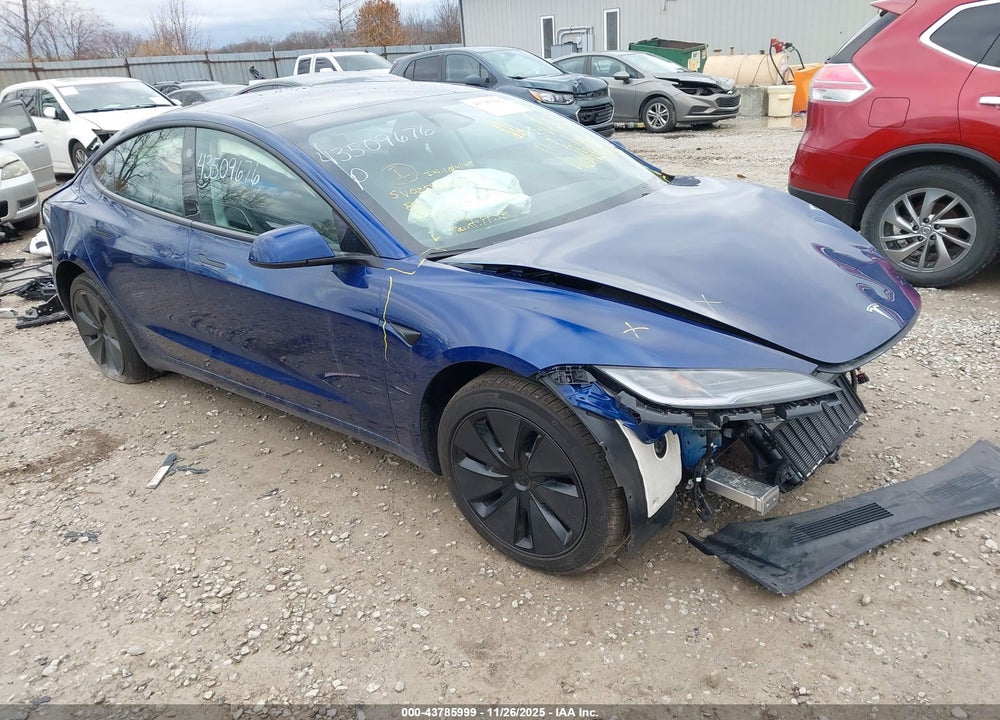 2025 TESLA MODEL 3 LONG RANGE REAR-WHEEL DRIVE VIN: 5YJ3E1EA9SF047201
