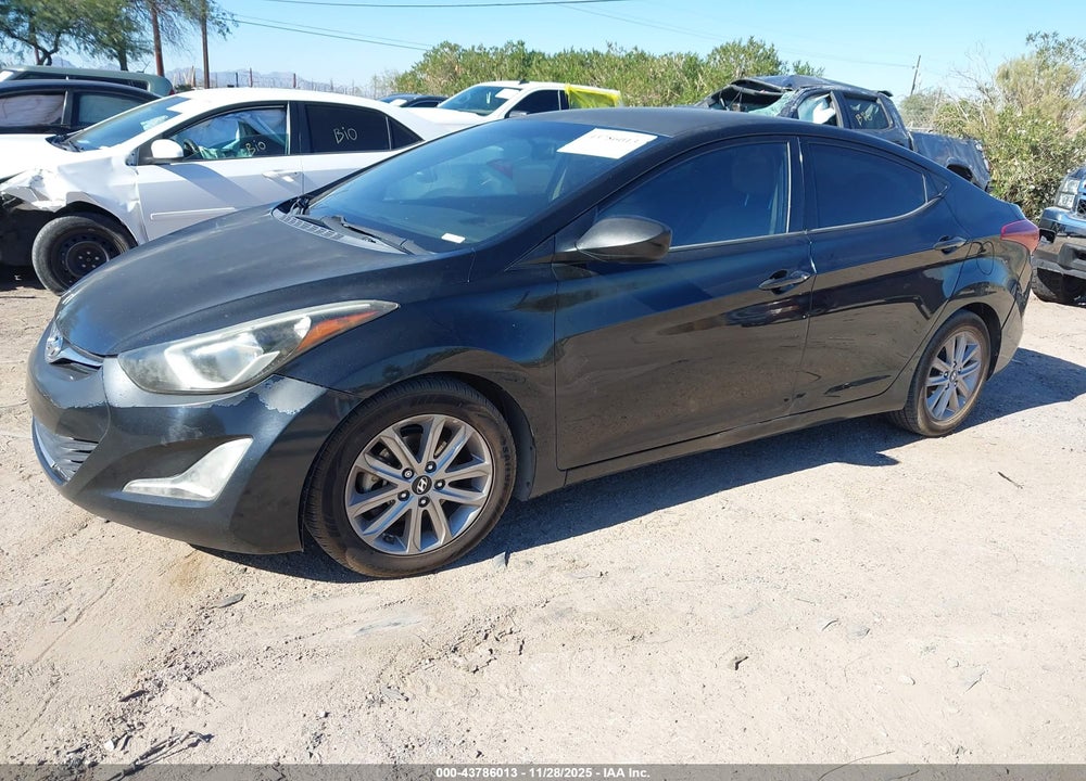 2014 HYUNDAI ELANTRA SE VIN: 5NPDH4AE0EH466162