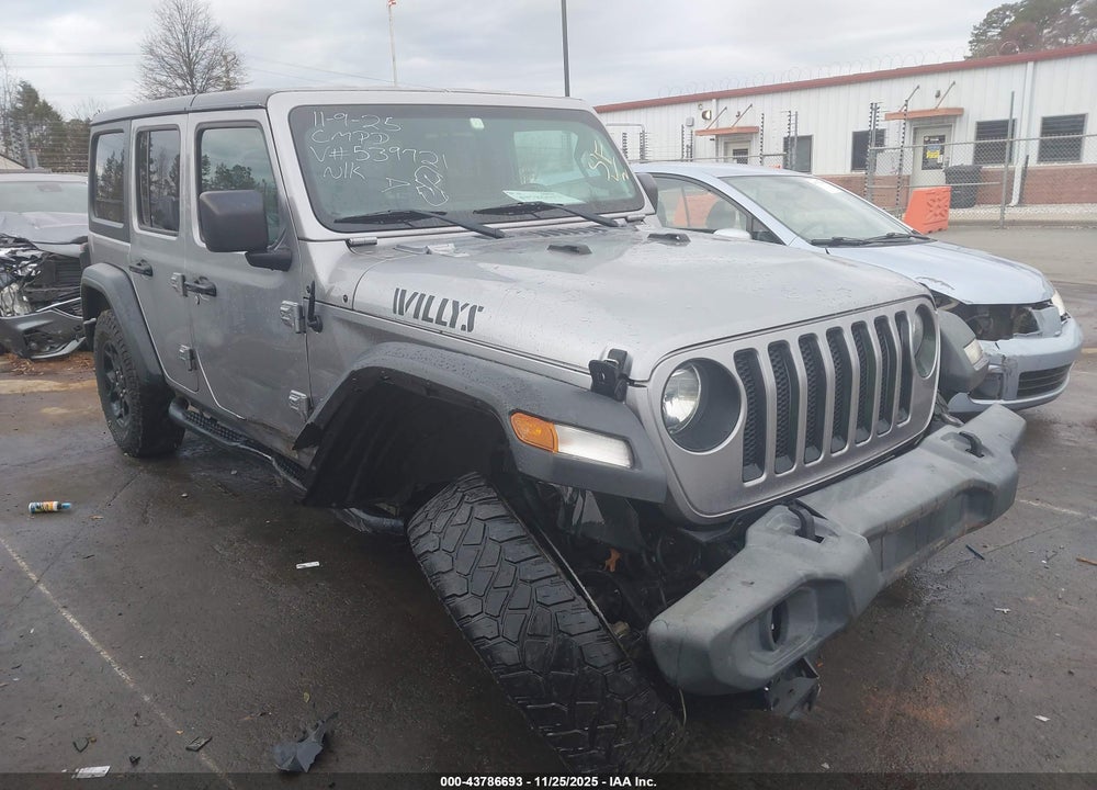 2019 JEEP WRANGLER UNLIMITED SPORT S 4X4 VIN: 1C4HJXDG0KW539721