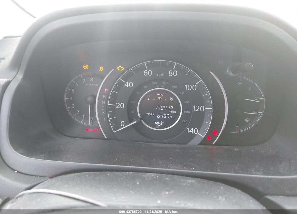 2014 HONDA CR-V EX VIN: 5J6RM4H57EL001293