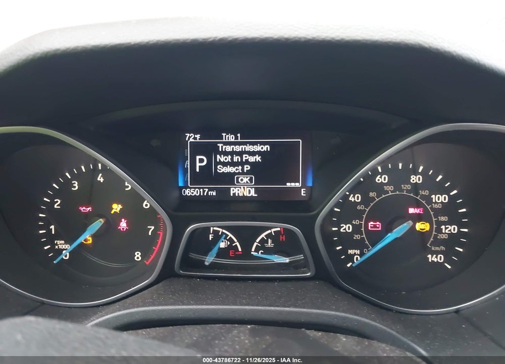 2017 FORD FOCUS SE VIN: 1FADP3F20HL288495