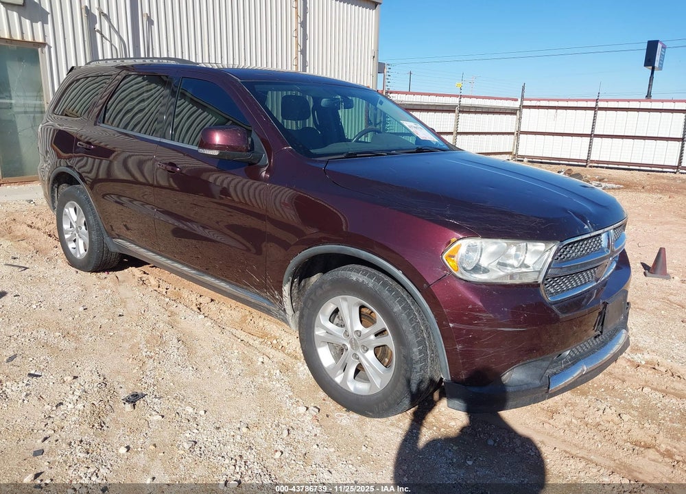 2012 DODGE DURANGO CREW VIN: 1C4RDHDG3CC320031