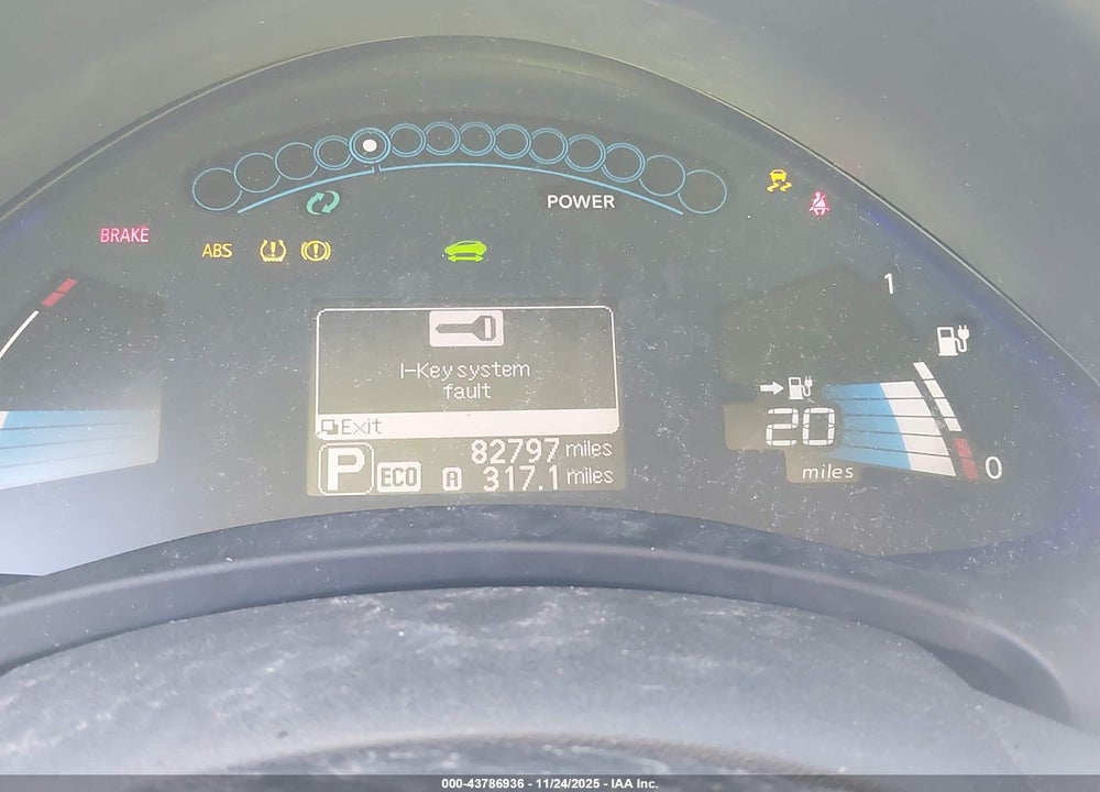 2013 NISSAN LEAF S VIN: 1N4AZ0CPXDC418644