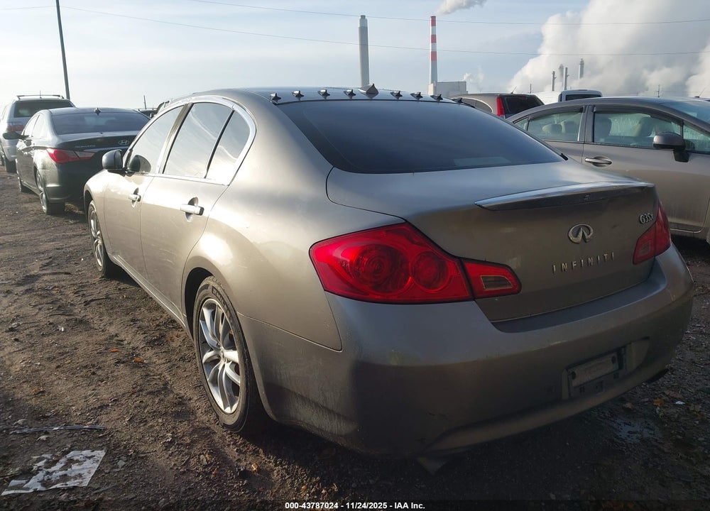 2007 INFINITI G35X VIN: JNKBV61F37M806450
