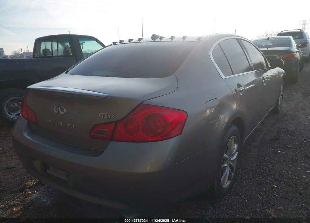 2007 INFINITI G35X VIN: JNKBV61F37M806450