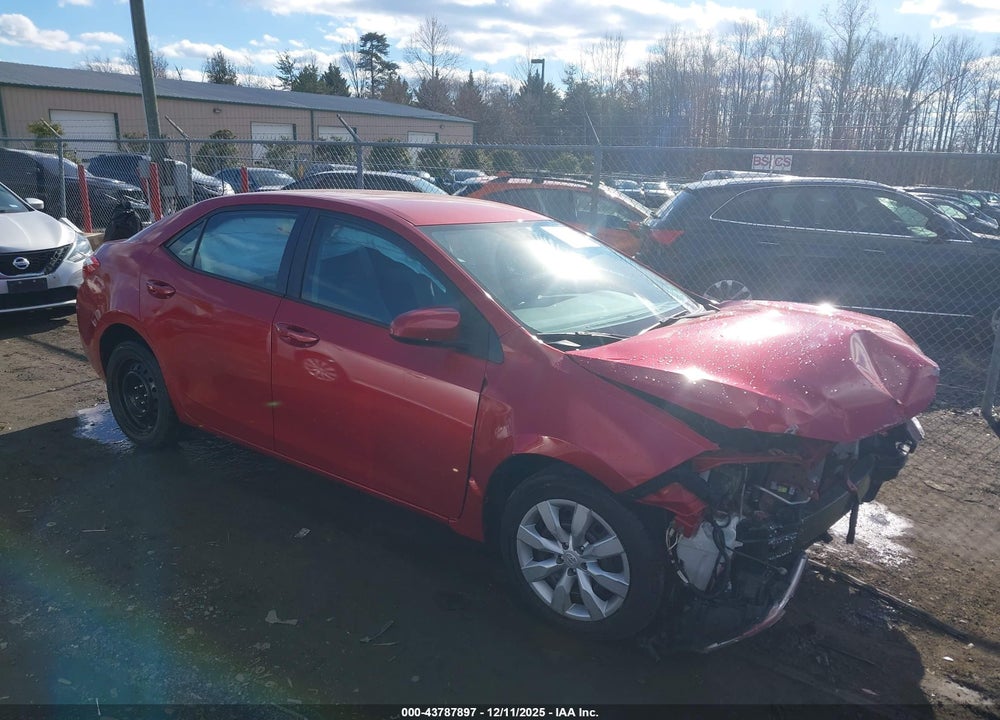 2016 TOYOTA COROLLA LE VIN: 5YFBURHE2GP479863