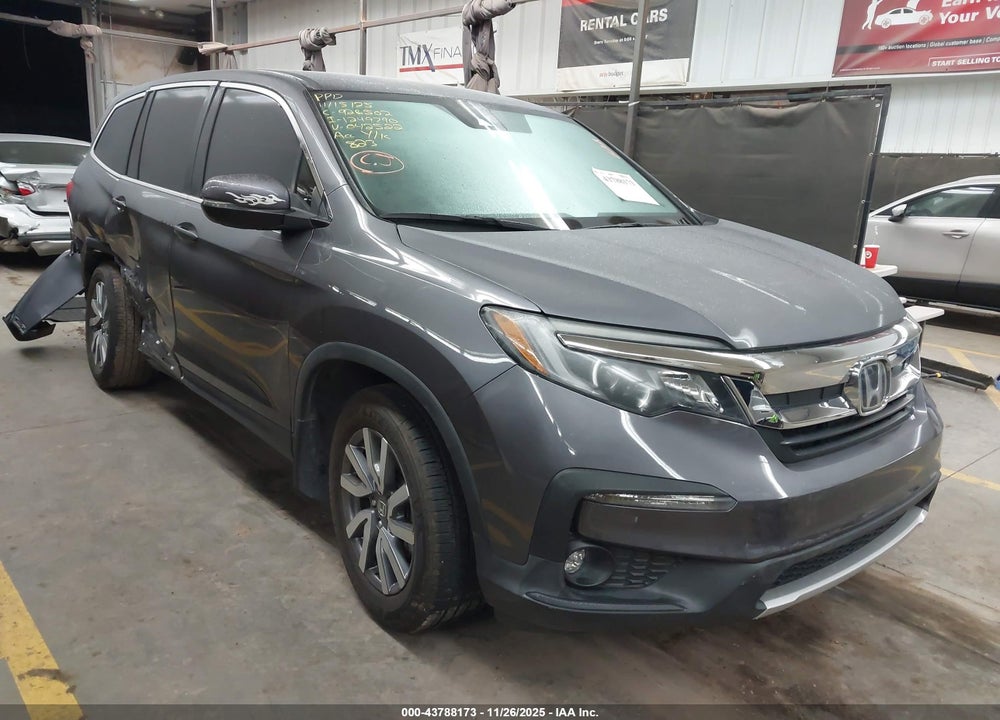 2021 HONDA PILOT 2WD EX VIN: 5FNYF5H31MB042522