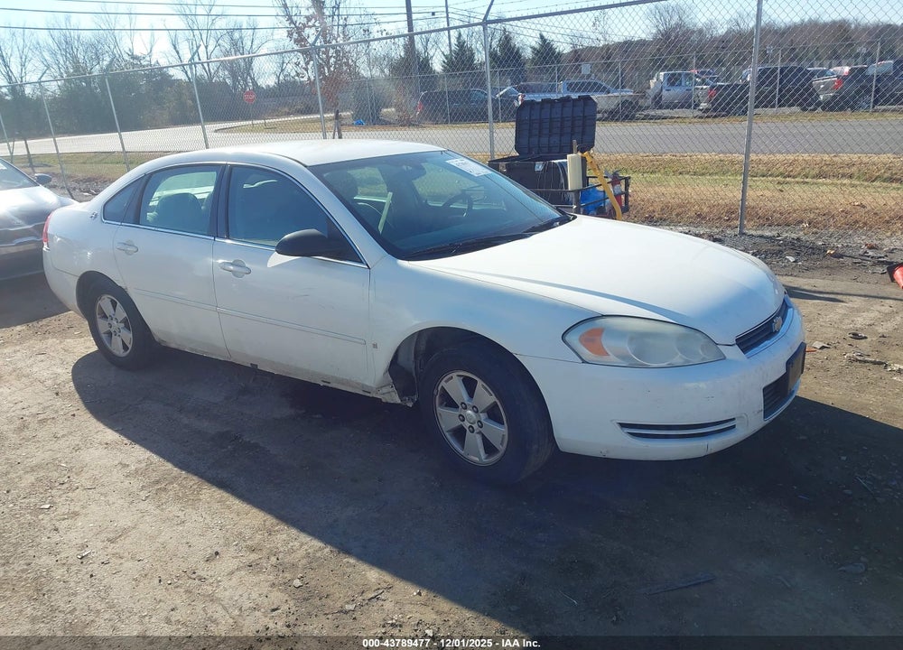2007 CHEVROLET IMPALA LT VIN: 2G1WT55N779271990