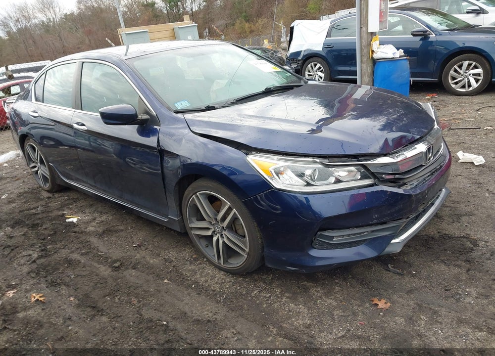 2016 HONDA ACCORD SPORT VIN: 1HGCR2F56GA125978