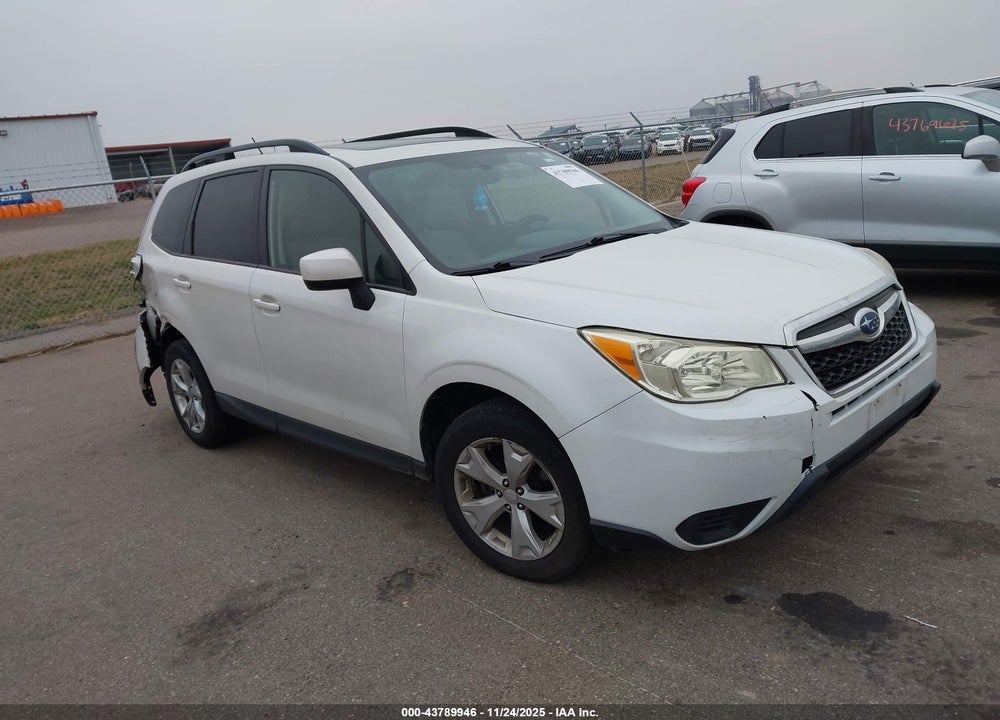 2015 SUBARU FORESTER 2.5I PREMIUM VIN: JF2SJADCXFH487221