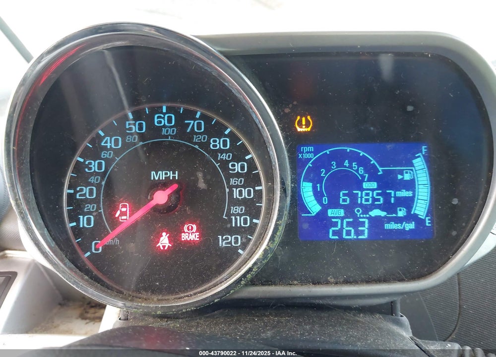2013 CHEVROLET SPARK 2LT MANUAL VIN: KL8CE6S92DC510067