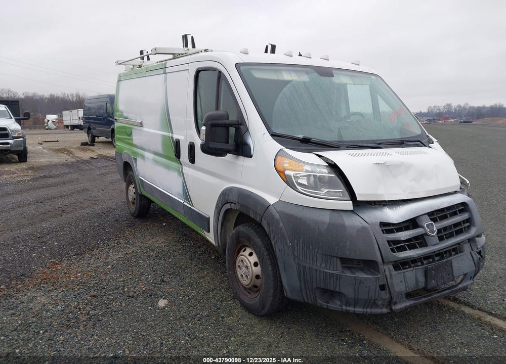 2017 RAM PROMASTER 1500 LOW ROOF 136 WB VIN: 3C6TRVAG2HE506287