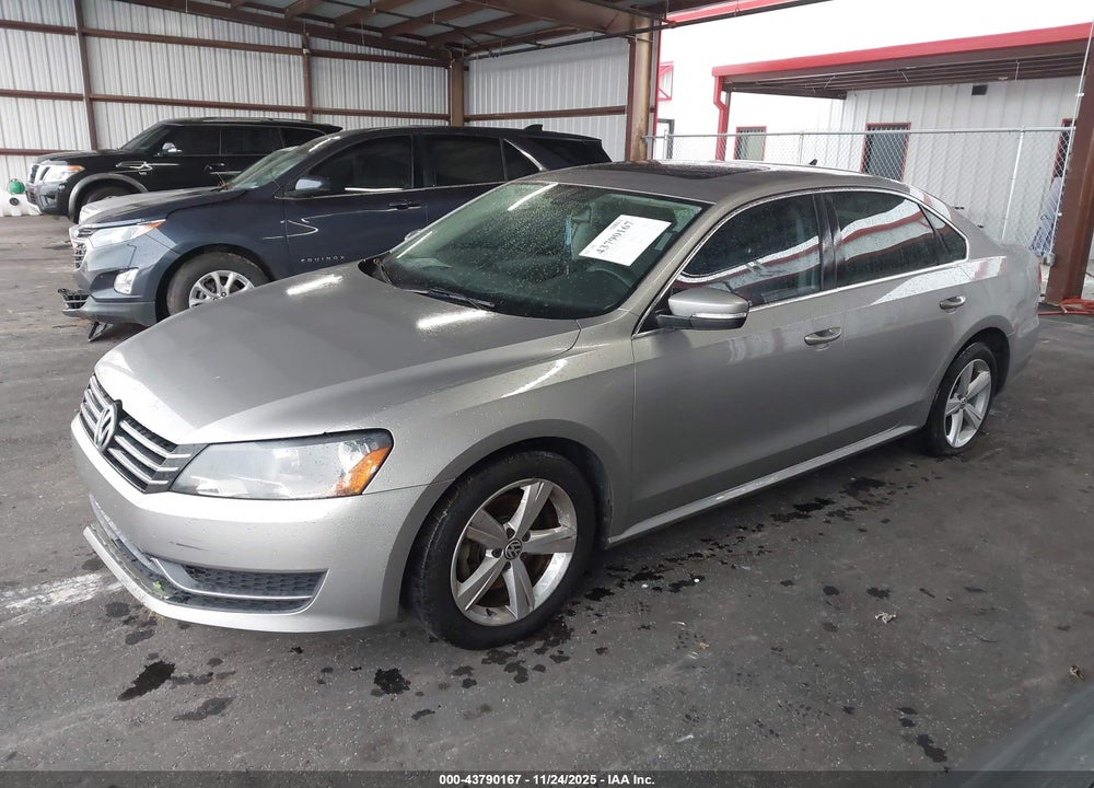 2013 VOLKSWAGEN PASSAT 2.5L SE VIN: 1VWBP7A34DC021313