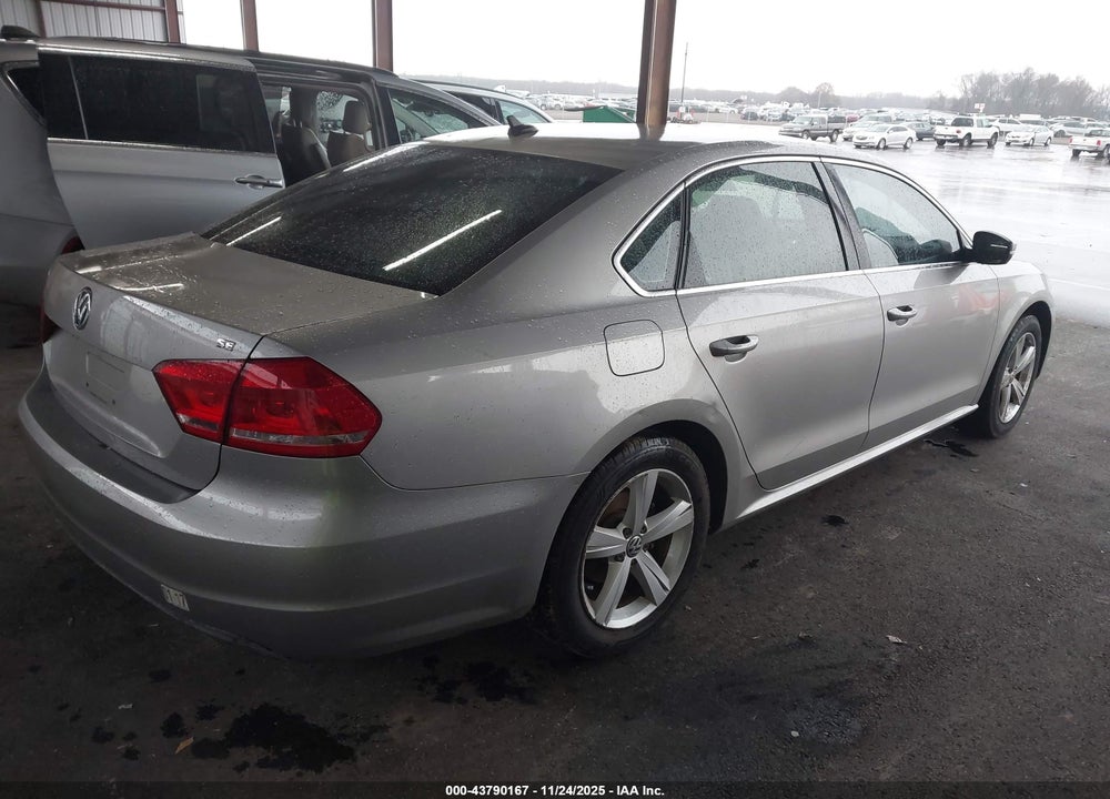 2013 VOLKSWAGEN PASSAT 2.5L SE VIN: 1VWBP7A34DC021313