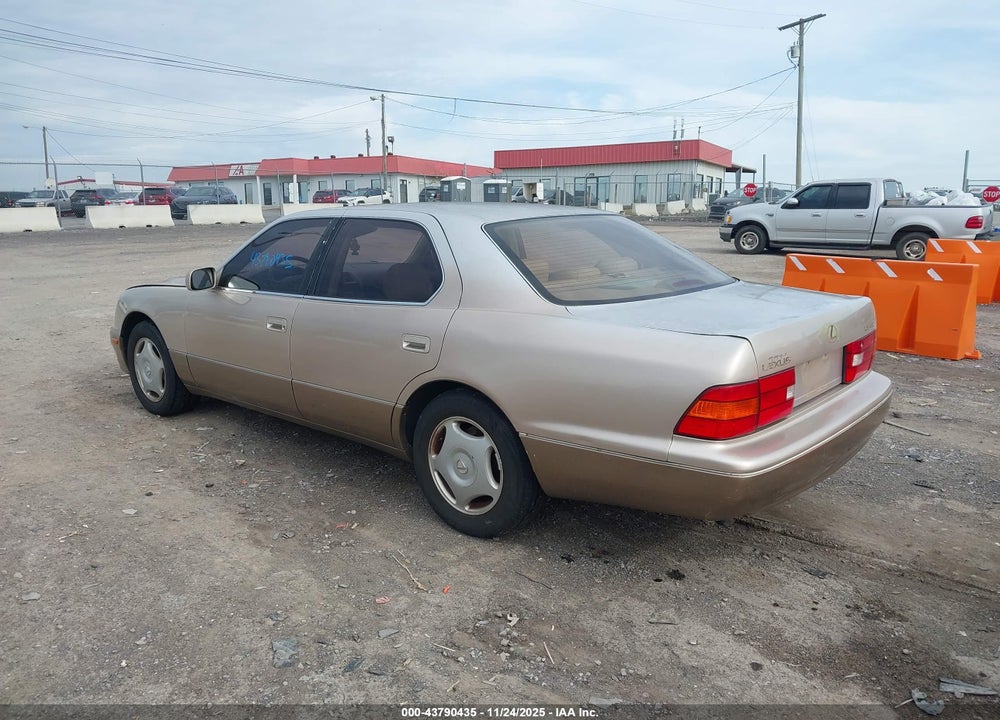 1998 LEXUS LS 400 VIN: JT8BH28FXW0127870