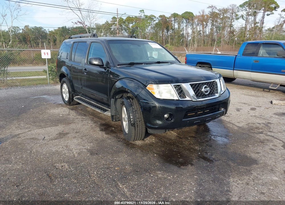 2011 NISSAN PATHFINDER SV VIN: 5N1AR1NB1BC628009