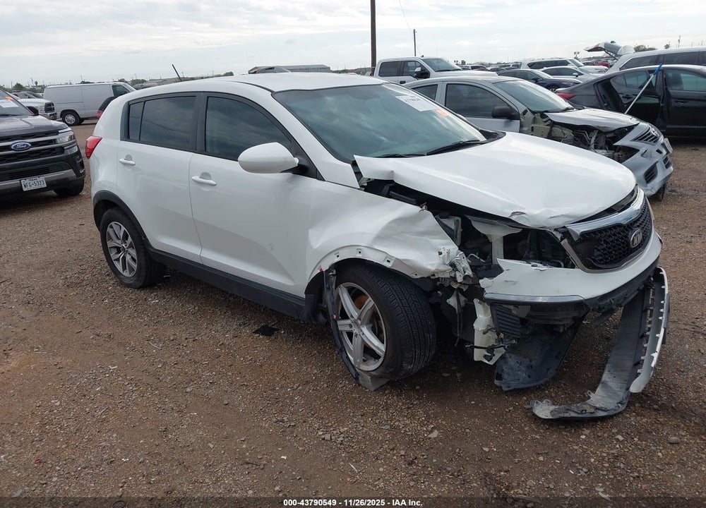 2016 KIA SPORTAGE LX VIN: KNDPB3ACXG7809736