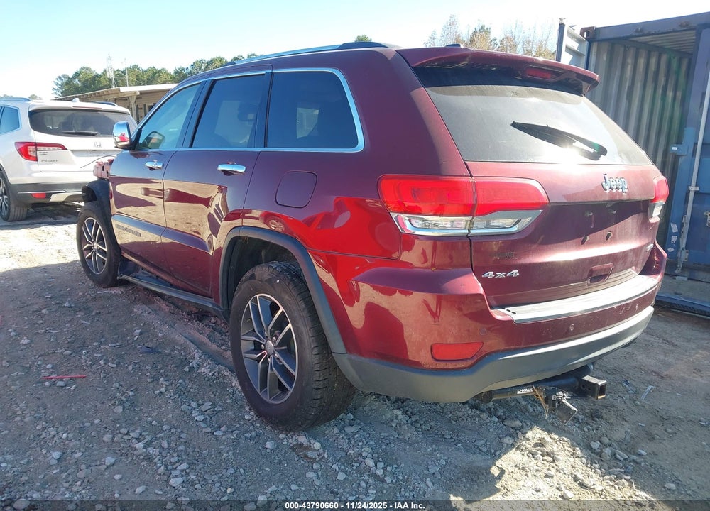 2017 JEEP GRAND CHEROKEE LIMITED 4X4 VIN: 1C4RJFBG7HC765136